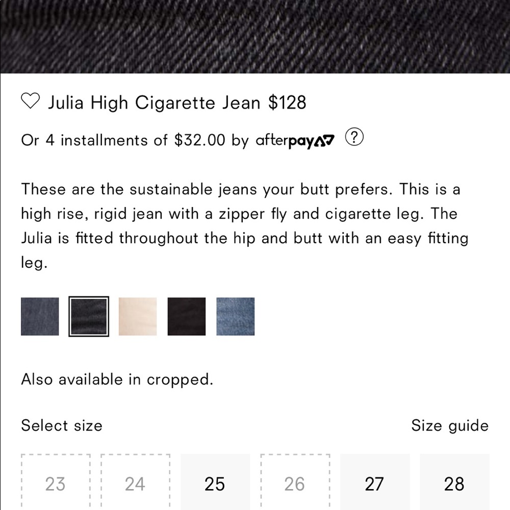 NWT Reformation Julia Jeans - Picture 8 of 8